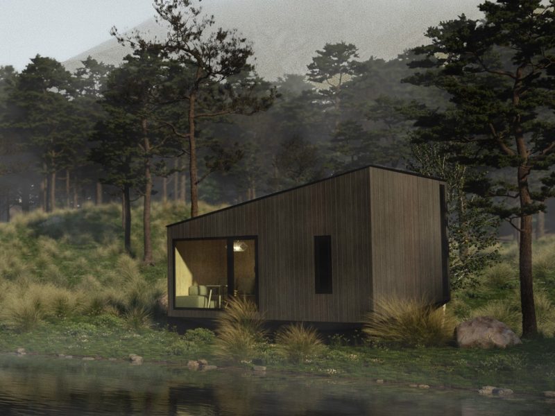 Pocket House - mobilné drevostavby - NOMAD 03